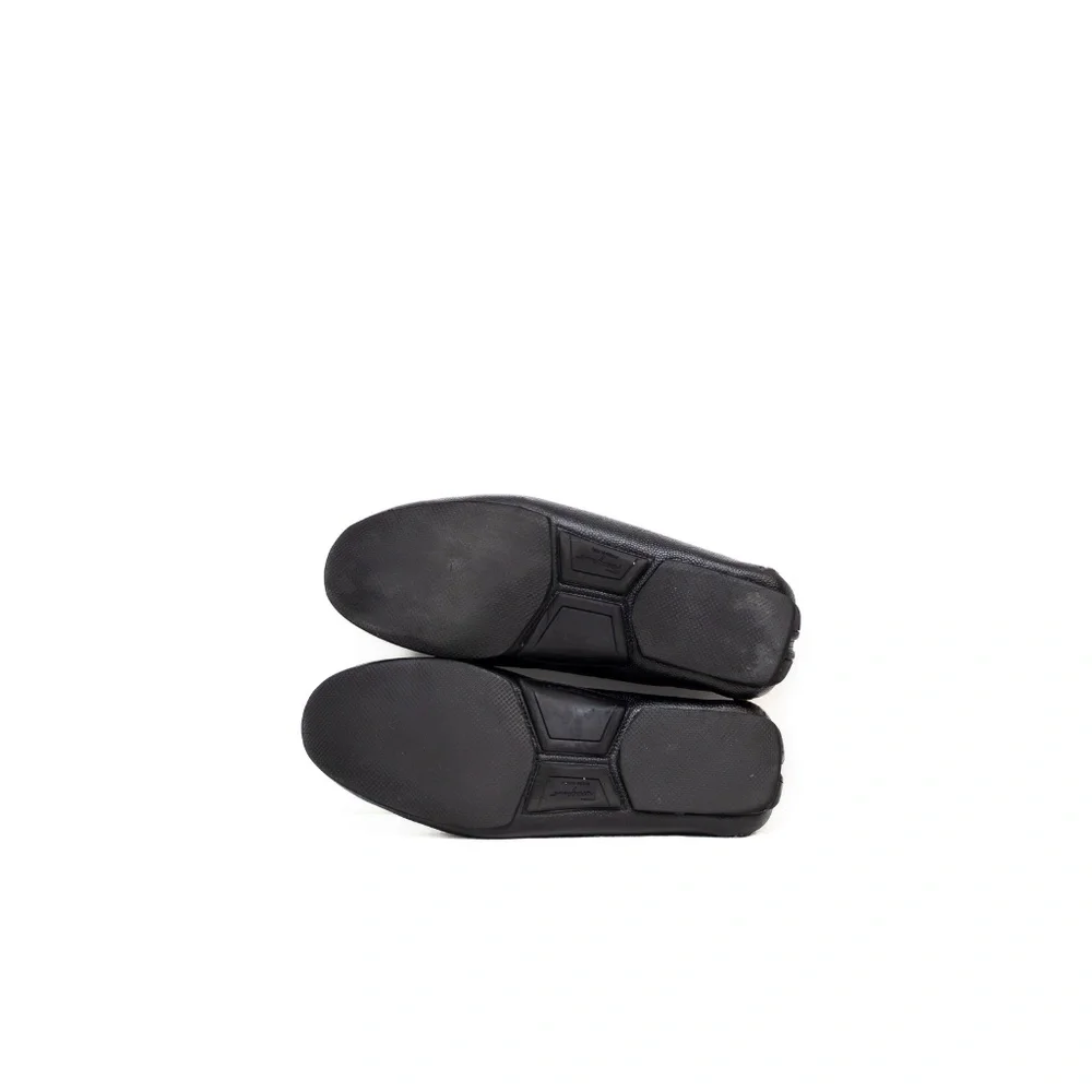 Salvatore Ferragamo Parigi Mini Chicco Leather Driving Loafers – Black‎ – US 9